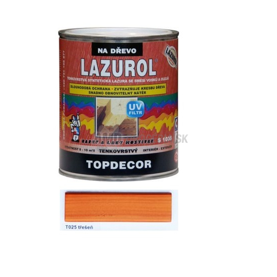 LAZUROL TOPDECOR ČEREŠŇA 2,5L T025