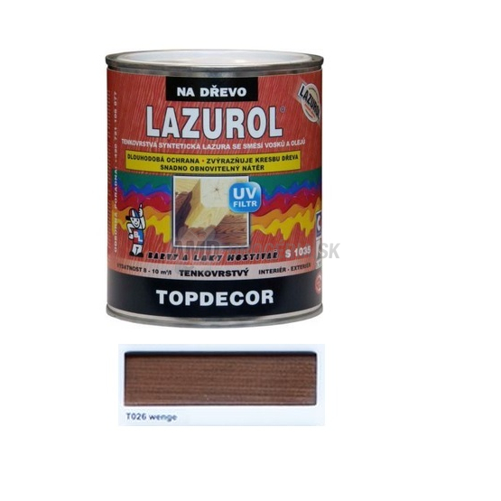 LAZUROL TOPDECOR WENGE 2,5L T026