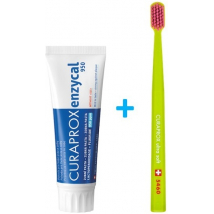 CURAPROX ZUBNÁ PASTA ENZYCAL 950 75 ML + ZUBNÁ KEFKA 5460