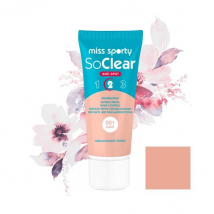 MISS SPORTY MAKE-UP SO CLEAR 01 LIGHT 30 ML