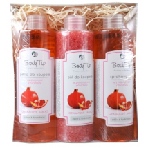BODY TIP DARČEKOVÁ KAZETA GRANÁTOVÉ JABLKO SPRCHOVÝ GÉL+SOĽ+PENA