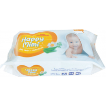 HAPPY MIMI DETSKÉ VLHČENÉ UTIERKY S ALOE VERA 72 KS