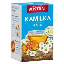 Mistral Bylinný čaj Kamilka & Med, 20 vrecúšok (30 g)