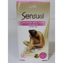 SENSUAL DEPILAČNÉ NÁPLASTE NA TELO ARGANOVÝ OLEJ 12 KS