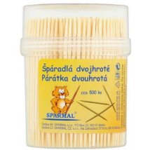 Špáradlá dvojhroté 500 ks