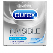 DUREX 3KS INVISIBLE EXTRA SENSITIVE