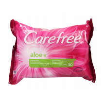CAREFREE INTÍMNE OBRÚSKY ALOE VERA 20 KS