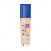 Rimmel London Match Perfection make-up SPF 20, 010 Light Porcelain, 30 ml