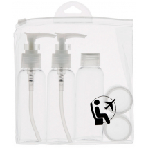CESTOVNÁ SADA NA KOZMETIKU 5KS