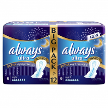 ALWAYS DUO ULTRA NORMAL EXTRA PROTECTION 2X6 KS