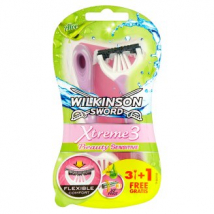 WILKINSON XTREME3 BEAUTY SENSITIVE 3+1 KS