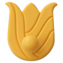 Háčik Tulipán detský, žltý, 1 ks