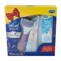 SCHOLL VELVET SMOOTH ELEKTICKÝ PILNÍK NA CHODIDLÁ + KRÉM NOČNÁ MASKA