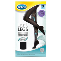 SCHOLL KOMPRESNÉ PANČUCHOVÉ NOHAVICE ČIERNE LIGHT LEGS 60DEN XL