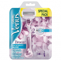 GILLETTE VENUS BREEZE RUKOVÄŤ HOLIACEHO STROJČEKA+NÁHRADNÉ HLAVICE 3 KS3KS
