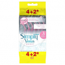 GILLETTE VENUS 3 BASIC JEDNORÁZOVÝ HOLIACI STROJČEK 4+2 KS