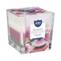 Bispol Aura Spa Garden vonná sviečka v skle, 170 g