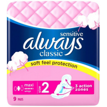 ALWAYS CLASSIC MAXI SENSITIVE 9 KS 