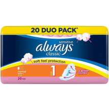 ALWAYS CLASSIC DUO NORMAL SENSITIVE 2x10 KS 
