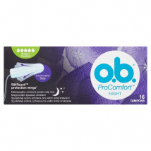 O.B. TAMPÓNY PRO COMFORT NIGHT SUPER PLUS 16 KS