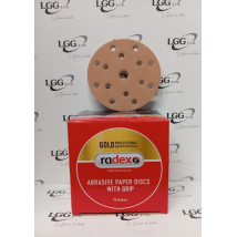 Radex Gold Brúsny disk so suchým zipsom 150 mm, 15 dier, P60–P2000