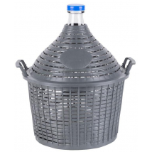 Demižón 15 l, sklo v plaste