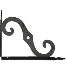 Konzola ornamentová 2-4, čierna, 100x70 mm