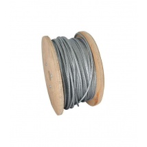 Oceľové lano pozinkované v PVC obale, 4/5 mm, 75 m