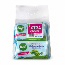 BUPI VLHČENÉ UTIERKY SENSITIVE 4X56KS 