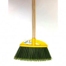 Metla záhradná Garden Strong Fibre s drevenou násadou, 130 cm