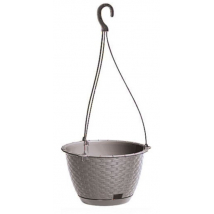 KVETINÁČ + ZÁVES RATOLLA ROUND W RATOLLA 24,3XH16/4,85L MOCCA