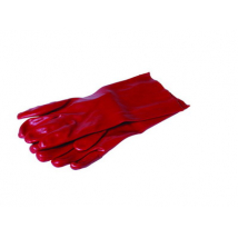 RUKAVICE PRACOVNÉ REDSTART CELOMÁČANÉ V PVC 10" 35 CM