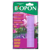 BIOPON HNOJACE TYČINKY KVITNUTNÚCE RASTLINY 30 KS