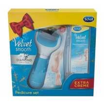 SCHOLL VELVET SMOOTH ELEKRICKÝ PILNÍK NA CHODIDLÁ + KRÉM XMAS 2016