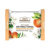 GREEN PHARMACY ANTIBAKTERIÁLNE MYDLO POMARANČ A ČAJOVNÍK 100 G