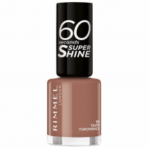 Rimmel London 60 Seconds Super Shine lak na nechty 101 Taupe Throwback, 8 ml