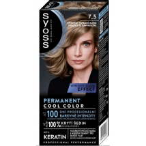 SYOSS COLOR PROFESIONAL PRIRODZENÝ POPOLAVÝ BLOND 7-5