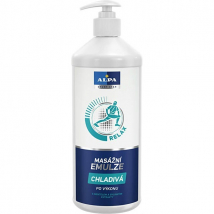 ALPA CHLADIVÁ MASÁŽNA EMULZIA S PUMPOU 1 L