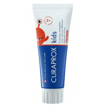 Curaprox Kids detská zubná pasta jahoda 2+, bez fluoridu, 60 ml