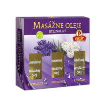 AGROKARPATY ELIXÍR OLEJE LEVANDUĽA, ROZMARÍN, REBRÍČEK 3X38ML