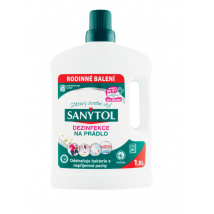 SANYTOL BIELE KVETY  DEZINFEKCIA NA BIELE I FAREBNÉ PRÁDLO A PRÁČKY  1.5L