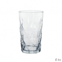 Poháre na vodu Keops, číre sklo, 460 ml, sada 6 ks