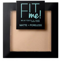 Maybelline Fit Me! Matte + Poreless púder, odtieň 120 Classic Ivory