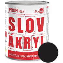 SLOVAKRYL PROFI LESK 1999/RAL9005 0,75KG ČIERNY