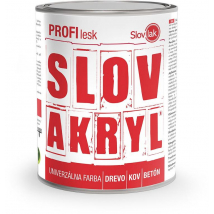 SLOVAKRYL PROFI LESK 1000/RAL9003 0,75KG BIELY