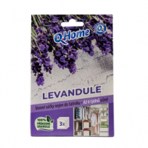 Q Home Vonné sáčky do šatníka Levanduľa, 3 ks