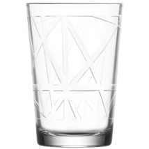 LAV Poháre na vodu Line, číre sklo, 205 ml, 6 ks