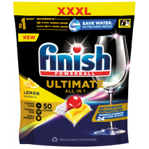 FINISH TABLETY DO ÚMYVAČKY ULTIMATE ALL IN 1 LEMON 50KS