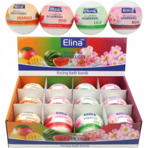 Elina Med Šumivá guľa do kúpeľa, mix vôní, 1 ks (180 g)