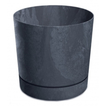 KVETINÁČ DPOP130E TUBO P BETON 12,8X12,8CM/1,2L ANTRACIT